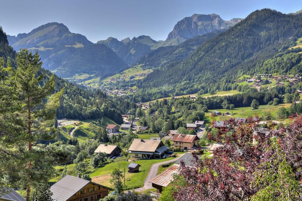 Chalet Les Erines Chatel Bagian luar foto